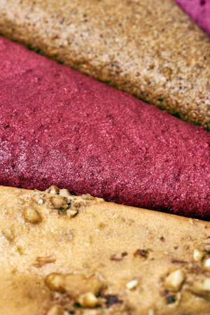 Close-up tasty fruit pastille marshmallow clouse-up. Vegetarian lifestyle.の写真素材