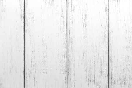 White old painted vintage wood texture panelの写真素材