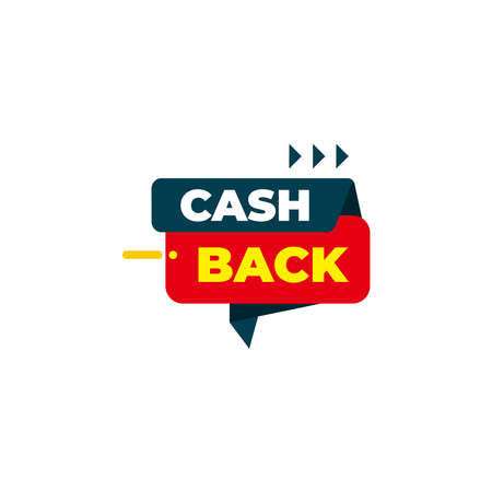 Cashback loyalty program concept. Credit or debit card with returned coins to bank account. Refund money service design. Bonus cash back symbol vector illustrationのイラスト素材