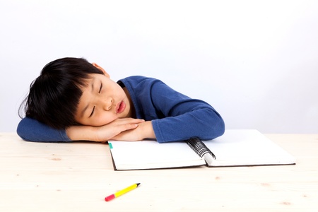 A portrait of a cute asian boy