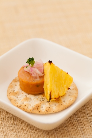 delicious canapeの写真素材