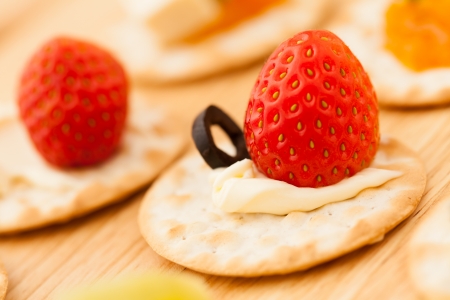 delicious canapeの写真素材