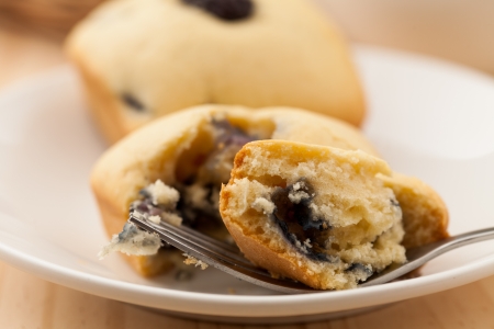 black cherry muffinの写真素材