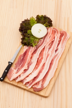 pork bellyの写真素材