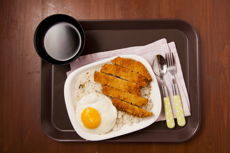 pork cutletの写真素材