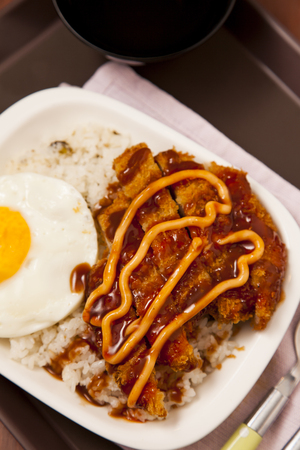 pork cutletの写真素材