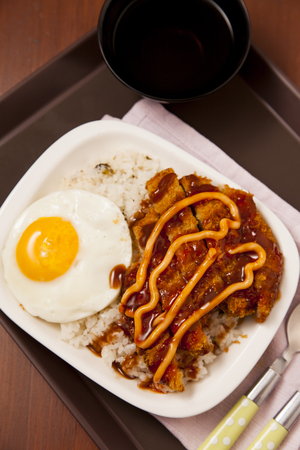 pork cutletの写真素材