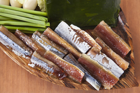 Half-dried Herring or Billfishの写真素材