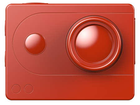 3d illustration of action camera rendererの写真素材
