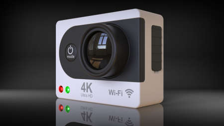 3d rendering of a video cameraの写真素材
