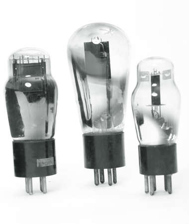 vintage vacuum tubesの写真素材
