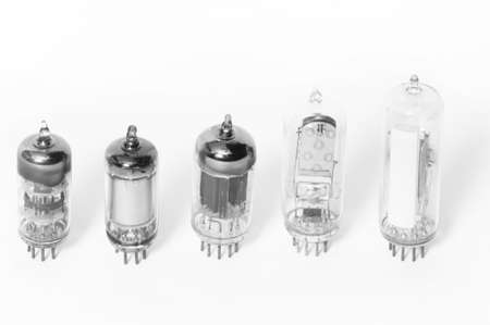 vintage vacuum tubesの写真素材