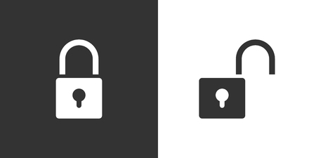 Padlock iconのイラスト素材