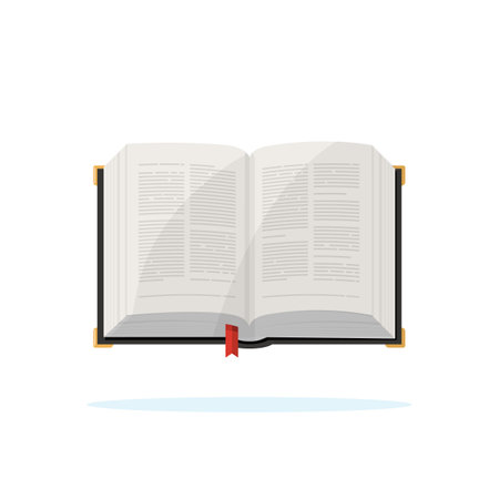 Holy open bible book and text. The word of God concept. vector illustrationのイラスト素材