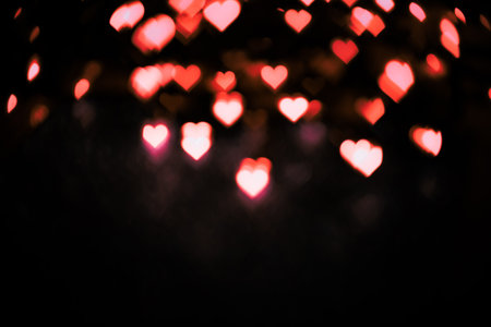 Hearts as background.Valentines day concept.の写真素材
