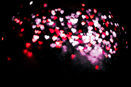 Hearts as background.Valentines day concept.の写真素材