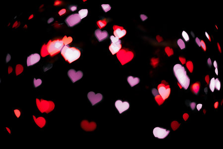 Hearts as background.Valentines day concept.