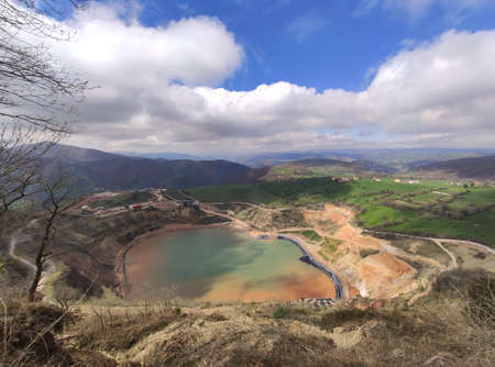 Slop waltz in a gold mine, Boinas, Asturias, Spain