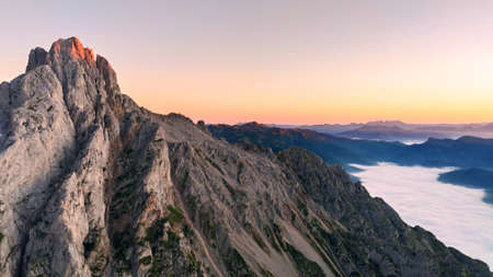 Sunrise at Collado Jermoso near Cordi