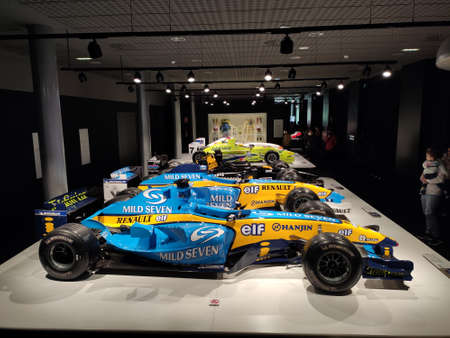 Fernando Alonso Museum in Llanera village, Asturiasm Spain April 22th 2022