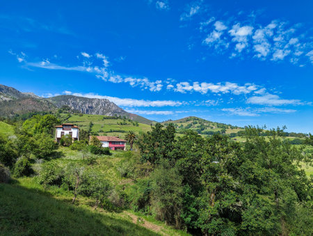 Sardera village,Sierra del Sueve, Pilo
