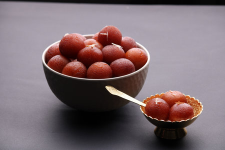 Gulab Jamun an Indian dessert
