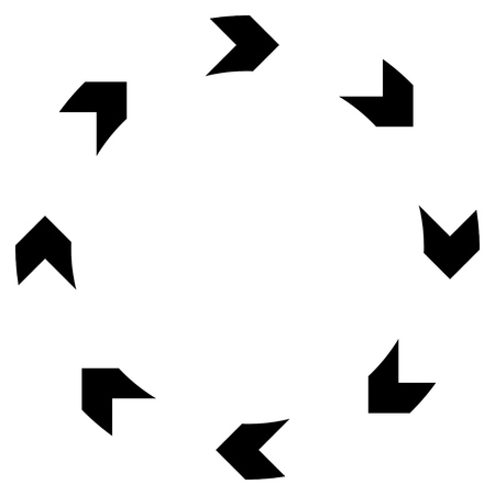 Circulation vector icon. Style is flat icon symbol, black color, white background.のイラスト素材