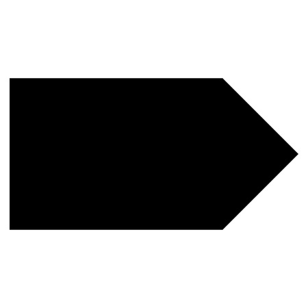 Direction Right vector icon. Style is flat icon symbol, black color, white background.のイラスト素材