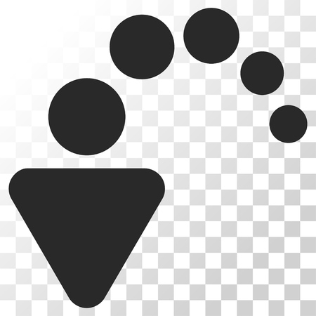 Undo vector icon. Image style is a flat gray color iconic symbol.のイラスト素材