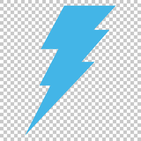 Execute vector icon. Image style is a flat blue and gray icon symbol.のイラスト素材