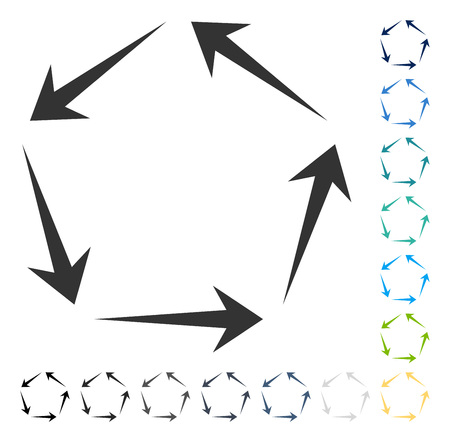 Circulation icon. Vector illustration style is flat iconic symbol in some color versions.のイラスト素材