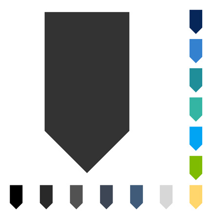Direction Down icon. Vector illustration style is flat iconic symbol in some color versions.のイラスト素材