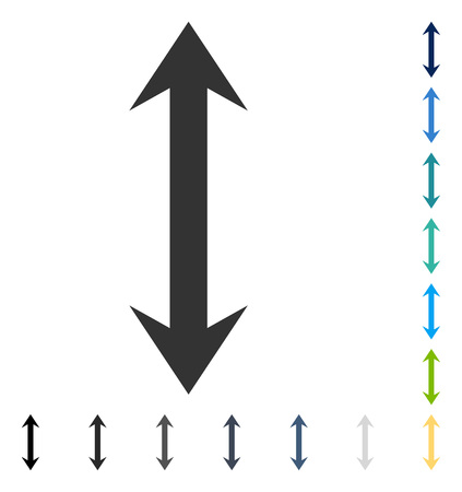 Vertical Flip icon. Vector illustration style is flat iconic symbol in some color versions.のイラスト素材