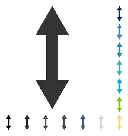 Vertical Flip icon. Vector illustration style is flat iconic symbol in some color versions.のイラスト素材
