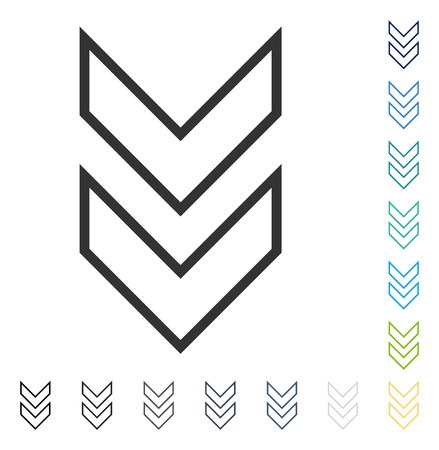 Shift Down icon. Vector illustration style is flat iconic symbol in some color versions.のイラスト素材