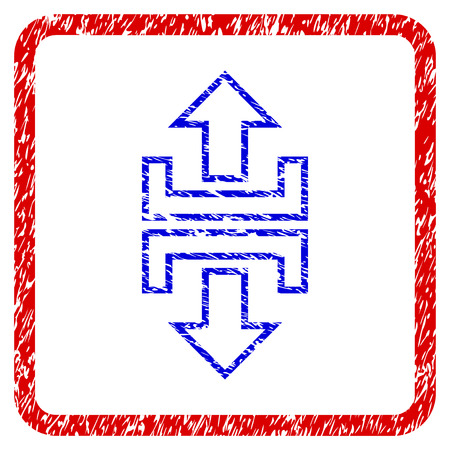 Expand Vertical grunge textured iconのイラスト素材