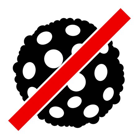 Remove Microbe Spore vector illustration. A flat illustration design used for Remove Microbe Spore icon, on a white background.のイラスト素材