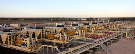 Natural gas palntの写真素材