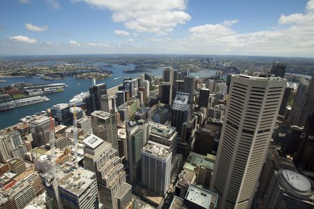  City Skyline  View of Sydney down town N.S.W. Australiaの写真素材