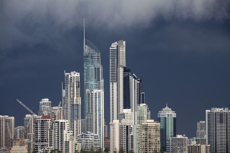 Just before the storm Surfers Paradise, Gold Coast Australia 