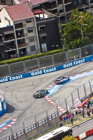 GoldCoast 600 V8 Supercar   21-23 October 2011 Car race   The trackのeditorial素材