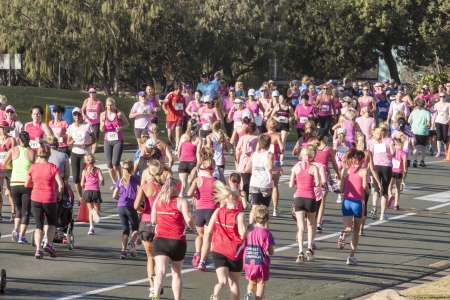 GOLD COAST MAY-13  Mothersday Run   The Gold Coast event involves a 4km and 8km walk along the beautiful beachfront and The Esplanade  If running and walking isn t your thing you can still join in the fun of the day by volunteering to help out    2013のeditorial素材