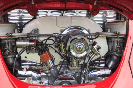 GOLD COAST, QUEENSLAND - NOVEMBER 17  Variety of classic vintage car on display at the Annual Gold...