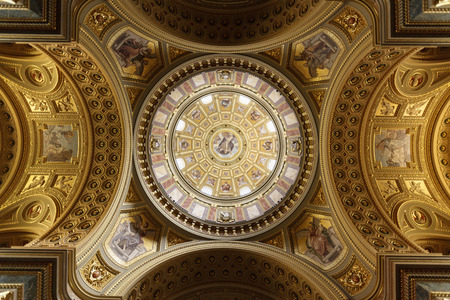 Saint Stephen basilica interior, Budapest のeditorial素材