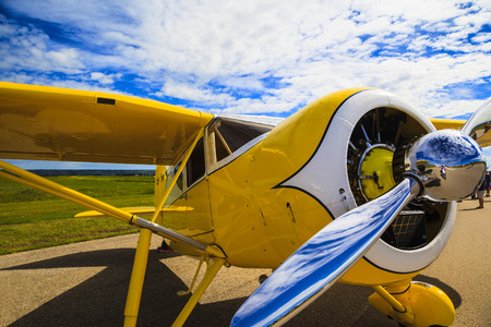 SPRINGBANK CANADA 20 JUL 2015: International Air Show and Open House for Canadian, USA and British...