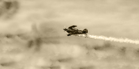 SPRINGBANK CANADA 20 JUL 2015: International Air Show and Open House for Canadian, USA and British current and historical military and civilian aircrafts. There were also numerous flights as well.のeditorial素材