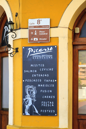 PANAMA CITY, PANAMA, 21 10 2015. Old buildings in the old part of Panama City, The city of Panama was founded on August 15, 1519 by Spanish conquistadorのeditorial素材