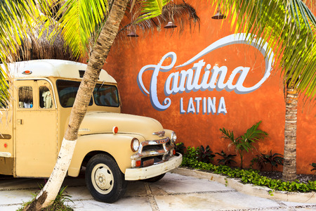 COSTA MAYA - MEXICO JAN 30 2016:Costa Maya cruise ship terminal & resorts is a perfect place for all visitors -young and old - since many attractions awaiting on this tropical paradise.のeditorial素材