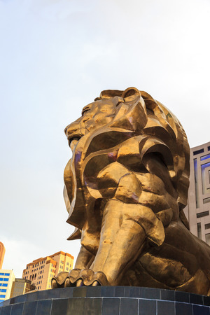 LAS VEGAS - JULY 8 2015: MGM Grand Las Vegas as seen. The MGM Grand is the second largest hotel in the world by number of rooms and the largest hotel resort complex in the United States.のeditorial素材