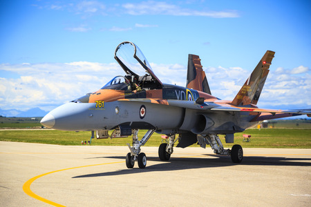 SPRINGBANK CANADA 20 JUL 2015: International Air Show and Open House for Canadian, USA and British current and historical military and civilian aircrafts. There were also numerous flights as well.のeditorial素材